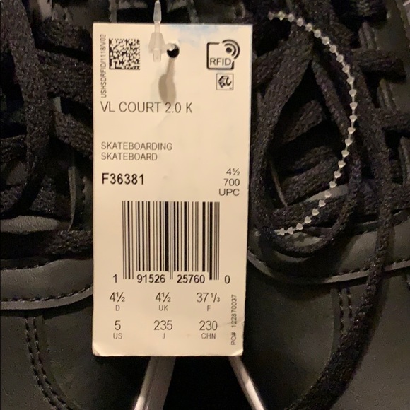 Adidas VL COURT 2.0 kids - Picture 6 of 8